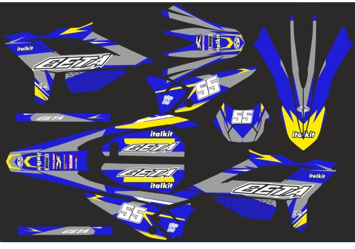 BETA 50 RR 2021---- наклейки-графика