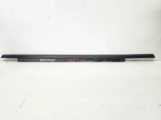 moulding dust SZYBE door left rear part black MAT AUDI A4 B8 8K0839477F