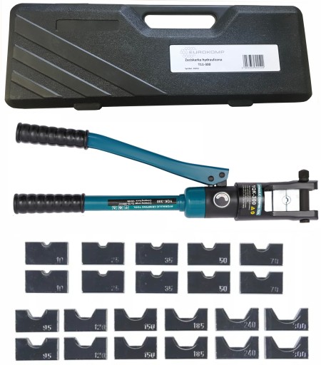 ГИДРАВЛИЧЕСКИЙ ПРЕСС-МАШИНА ДЛЯ КАБЕЛЕЙ, ВТУЛОК 16-300 ММ 120КН