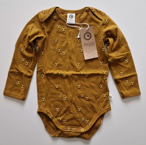 Бавовняне боді з довгим рукавом H\u0026M 80 розміру, застібається на кнопку