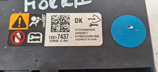 module airbag OPEL MOKKA 13517437