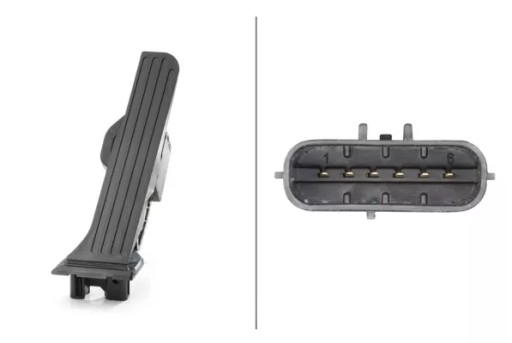 6PV 008 - ПЕДАЛЬ АКСЕЛЕРАТОРА VW GOLF 1,4 08-HELLA