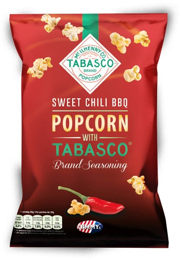 Popcorn Tabasco Sweet Chili BBQ
