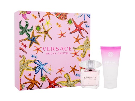 Versace Bright Crystal toaletná voda 30 ml + telové mlieko 50 ml, darčeková sa