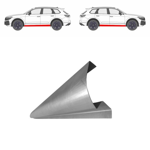 Autobig-15194 - Представник поріг із загином VW GOLF V PLUS 05-09 L=R