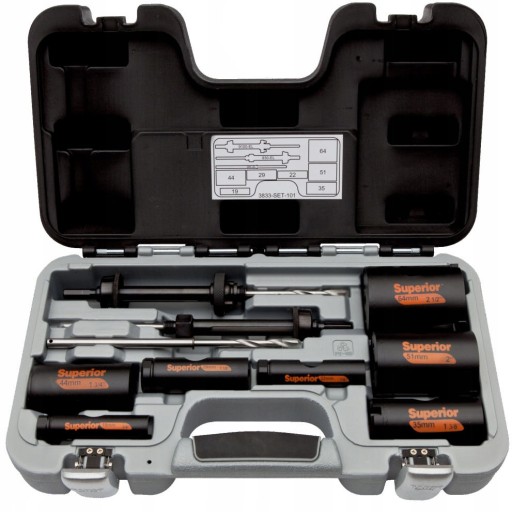 BAHCO 3833-SET-101 НАБІР КОЛЬЦЕВИХ ПИЛ MULTI-CONS. 10e