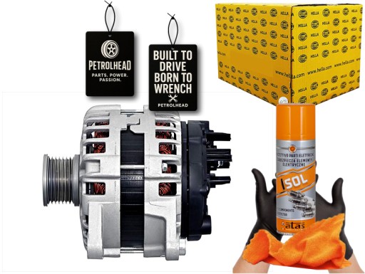 HEL8EL 015 - Генератор nissan pulsar qashqai ii x-trail iii renau #petrolhead pro+ kit4