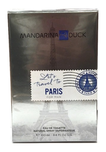 mandarina duck let's travel to paris for man