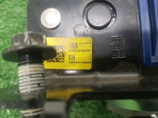 tension belt safety right rear part HYUNDAI I30 III 89820G4100