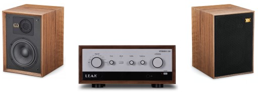 WHARFEDALE DENTON 85th WALNUT + LEAK STEREO 130 WOOD SKVELÁ RETRO SÚPRAVA