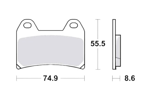 Гальмівні колодки TRW MCB683TRQ