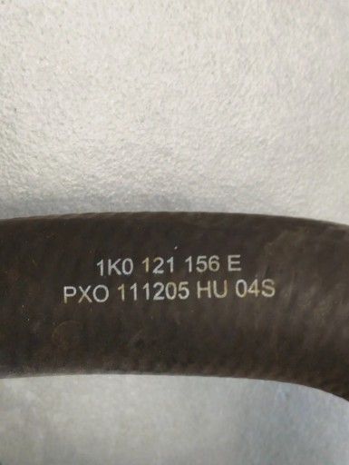 VW GOLF V 1.6 hadice vody 1K0121156E