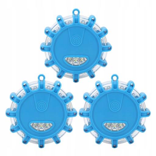 1611220070711 - 3шт світлодіодні дорожні вогні, 9 режимів