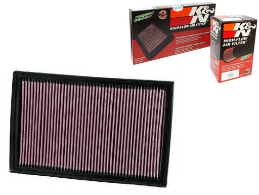KN33-2384/RS5 - KN FILTERS СПОРТИВНЫЙ ВОЗДУШНЫЙ ФИЛЬТР, ВНЕШНЯЯ ДЛИНА