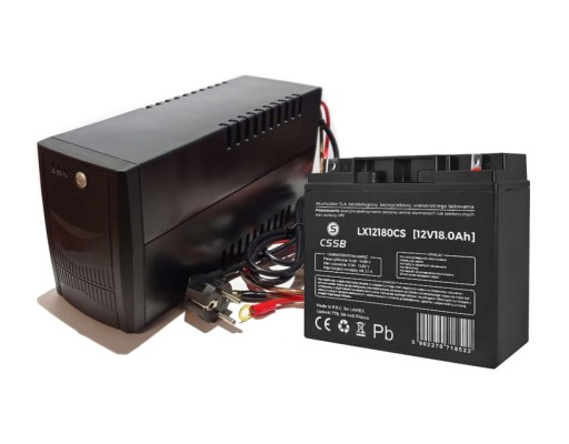 Аварійне джерело живлення насоса центрального опалення дбж 350w 600va безшумний + agm 18ah