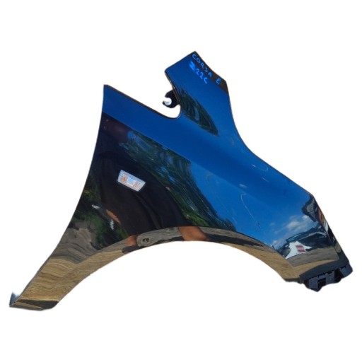 fender front right OPEL CORSA E black Z22C CARBON FLASH UZYWANY