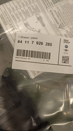 BMW KABEL prijenos LADOWANIA novi original 7926285