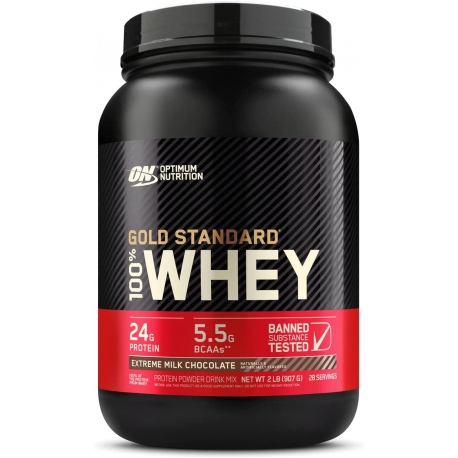 Протеїнова добавка білкова суміш Optimum Nutrition 908 г зі смаком шоколаду