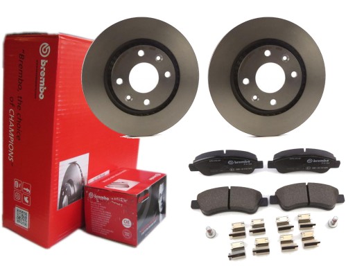 ДИСКИ + КОЛОДКИ BREMBO ПЕРЕДНІ CITROEN XSARA PICASSO