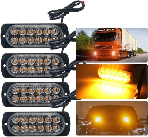 20211 - Сигнальные огни для автомобиля Strobe 12led