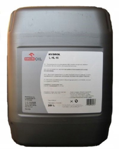 Масло Orlen HYDROL L-HL 46 op. 20L + безкоштовно