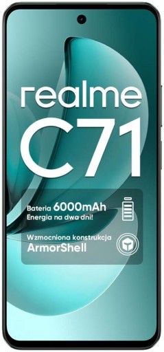 【新品・未開封】Realme C71 8GB/256GB Smartfon realme C71 8/256GB 6,67 120Hz 4G NFC 6000 mAh Biały