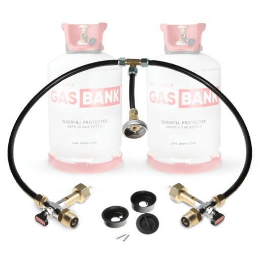 GB023-LS - КОМПЛЕКТ ДЛЯ ЗАПРАВКИ ДВУХ ЦИЛИНДРОВ КАМЕРЫ ГАЗБАНК