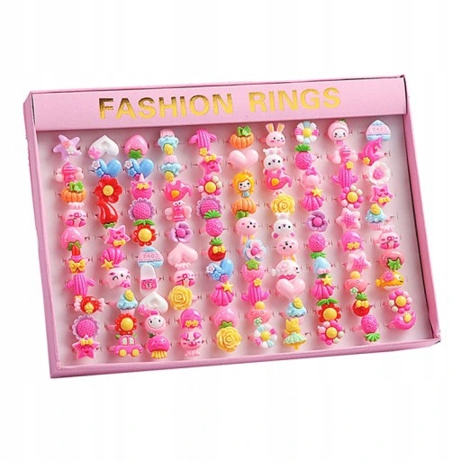 ЮВЕЛІРНІ КІЛЬЦЯ ДЛЯ ДІВЧИНКИ BOX набір