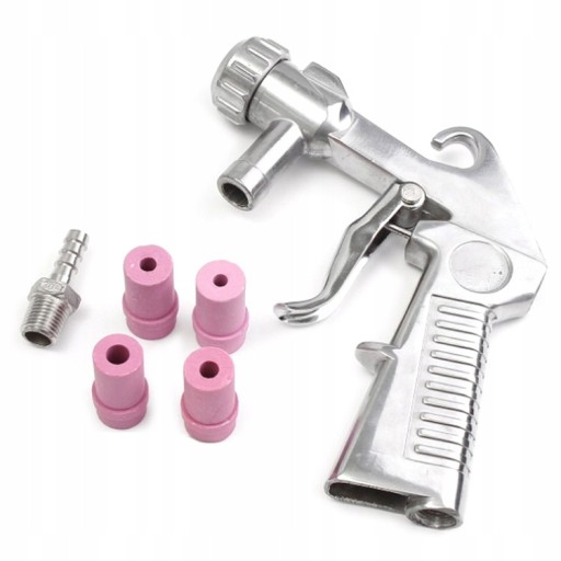 ПЕСКОСТРОЙНЫЙ ПИСТОЛЕТ, КАБИНА, 4 НАСАДКИ