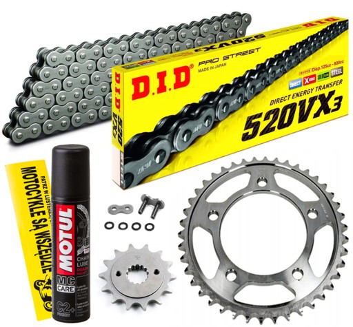 DID520VX3-114 JTF1590.13 - ПРИВОДНИЙ КОМПЛЕКТ DID X-RING JT YAMAHA YZ250F 10-21