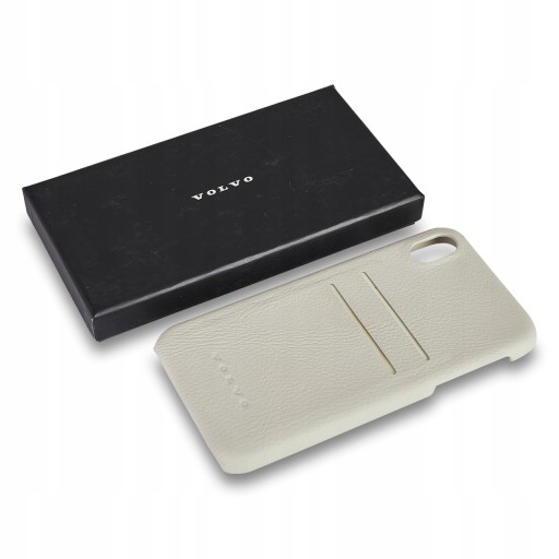 VOLVO iPhone XR чехол кожаный чехол оригинальный