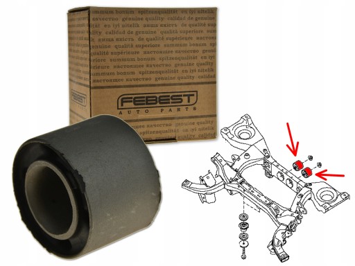 ВТУЛКА ЗАДНЬОГО МОСТА NAB-280