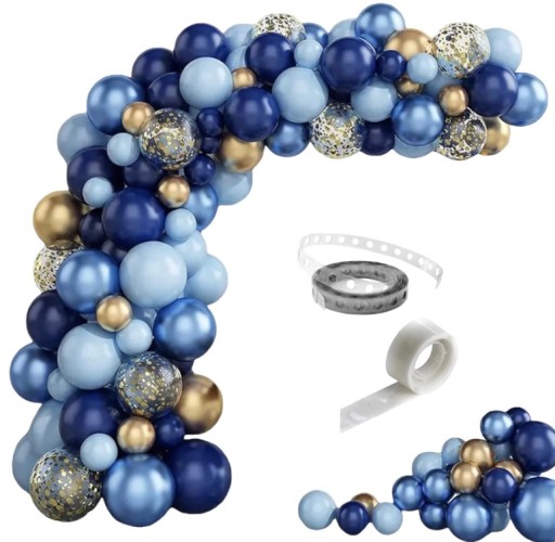 ГІРЛЯНДА З ПОВІТРЯНИХ КУЛЬ НАБІР ПОВІТРЯНИХ КУЛЬ НОВИЧНІ АКСЕСУАРИ