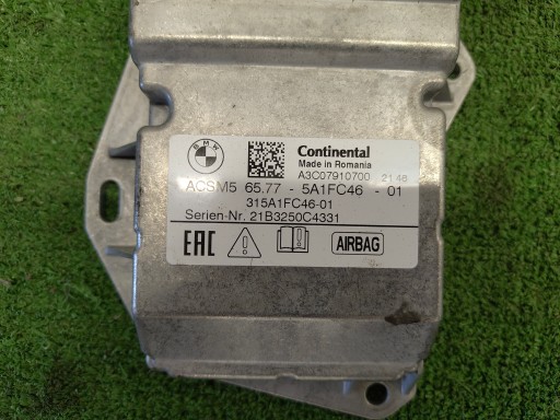 BMW 1 F40 module control unit of the airbags airbag 5A1FC46