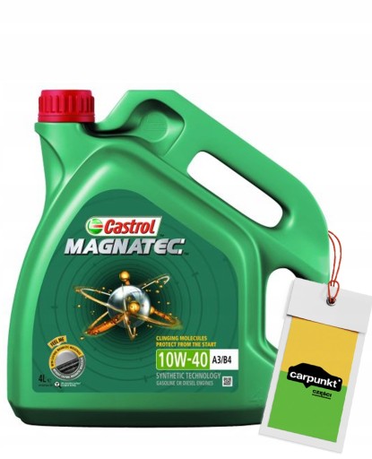 CASTROL МАСЛО 10W-40 MAGNATEC 4L ОРИГІНАЛ + БЕЗКОШТОВНО