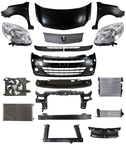 4158850048 - Renault Kangoo 08-13 Ремень маски передних фар