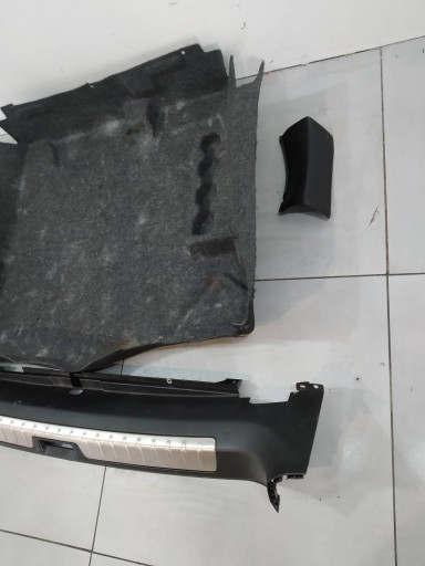 floor boot cover of the threshold supports rear part KPL Bmw X6 and (2009-2014) E71