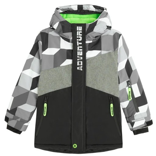 Chill COOL CLUB Kurtka narciarska chłopięca z kapturem ocieplana WP 3000
