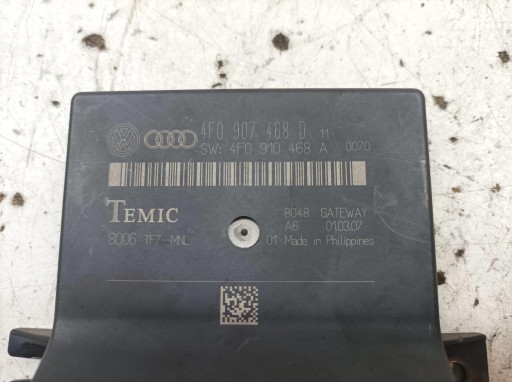 Module GATEWAY 4F0907468D Audi A6 III (2004-2011) C6