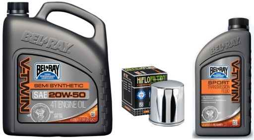 BEL-RAY OILS 20W50 4L SEMI ДВИГУННА ТРАНСМІСІЯ + FILRT HF170C для SPORTSTER