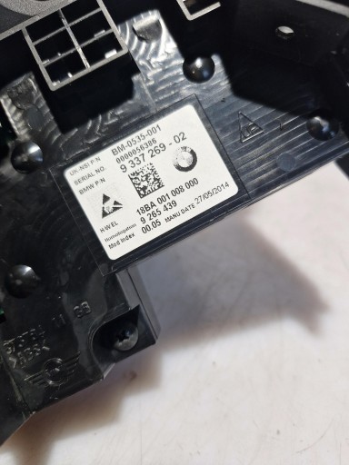 9337269 MINI COOPER F54 F55 F56 F57 quadro strumenti TACHIMETRO contagiri OROLOGIO EUROPA Originale