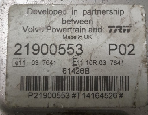 computer control unit of the engine Volvo FH4 euro6 gearbox manual-retarder