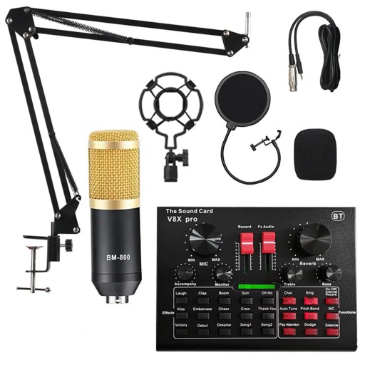 Sodial V8x Pro štúdiový mikrofón