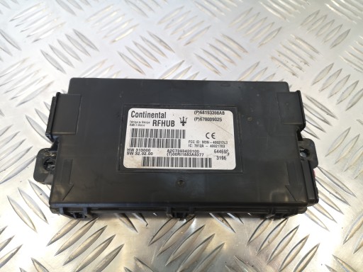 670009025 - Модуль контролера rfhub maserati quattroporte vi
