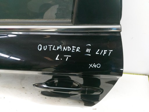 Mitsubishi Outlander III door left rear part rear. black, x40
