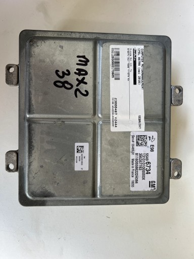 OPEL ASTRA K V B16DTU 1.6 55496734 395357783 55485591 Computer ECU Original