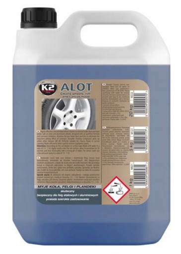 K2 ALOT 5KG жидкость для мытья колесных дисков концентрат