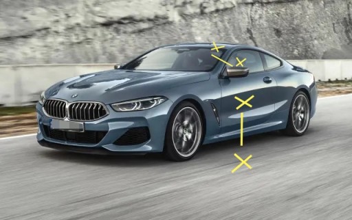 233485577599 - BMW 8 G15 F92 ЧВЕРТЬ ПЕРЕДНЯ ЛІВА РАМА ПЕРЕДНЯ ЛІВА