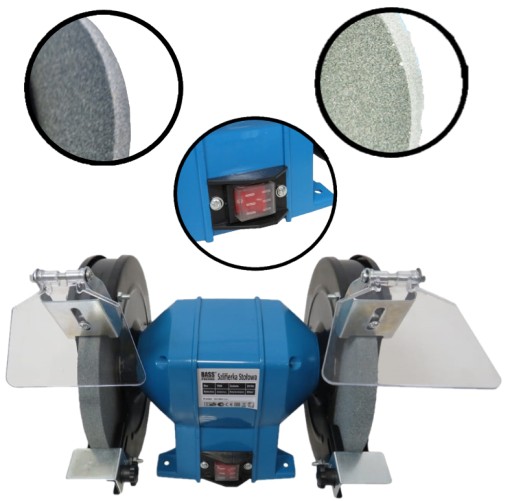 ДВОКАМЕРНИЙ НАСТІЛЬНИЙ ШЛІФУВАЛЬНИЙ ВЕРСТАТ ТОЧИЛКА ДЛЯ КАМЕНЮ