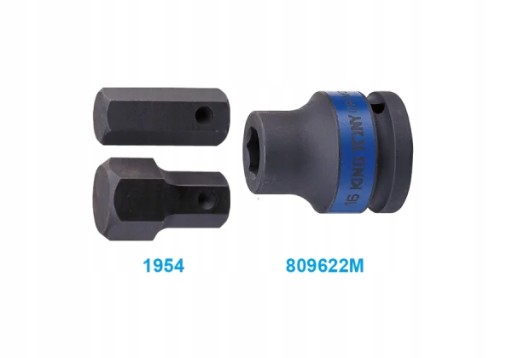 РУЧКА 1 ДЮЙМ ДЛЯ УДАРНИХ БІТ KING TONY 22 мм